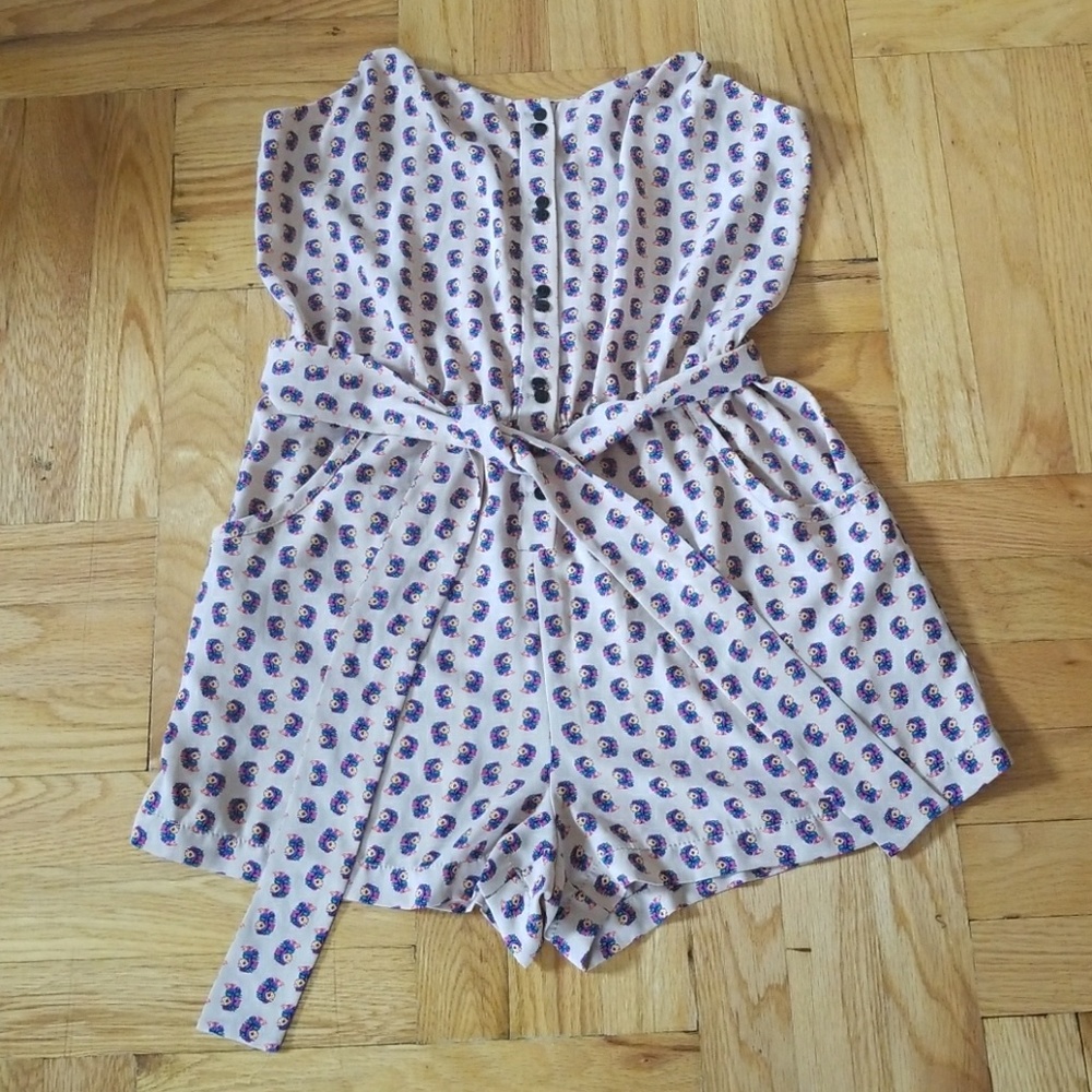 Rachel Roy Floral Print Romper